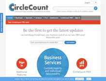 Tablet Screenshot of circlecount.com